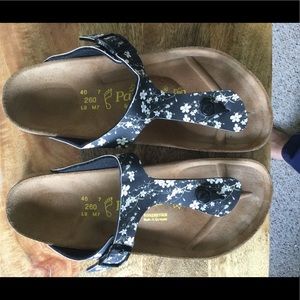 Black floral print Papillio by Birkenstock